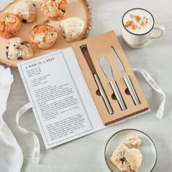 Breakfast Tools In Cardboard Book Box, Set Of 3 9 Breakfast Tools In Cardboard Book Box, Set Of 3 -Hallmark shop Breakfast Tools in Cardboard Book Box J2320 04