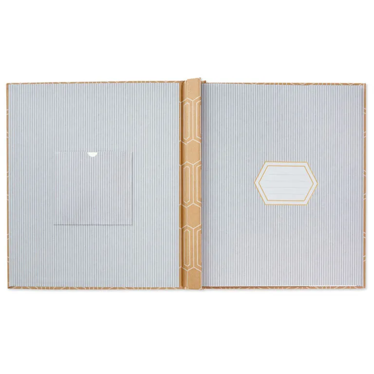 Hallmark Hexagons On Kraft Large Refillable Photo Album 4 Hallmark Hexagons On Kraft Large Refillable Photo Album - Image 2