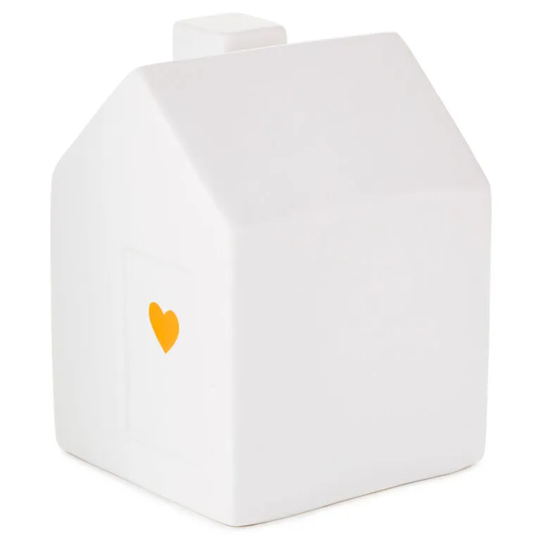 Hallmark Built To Last Ceramic House Figurine, 4" 4 Hallmark Built To Last Ceramic House Figurine, 4" - Image 2