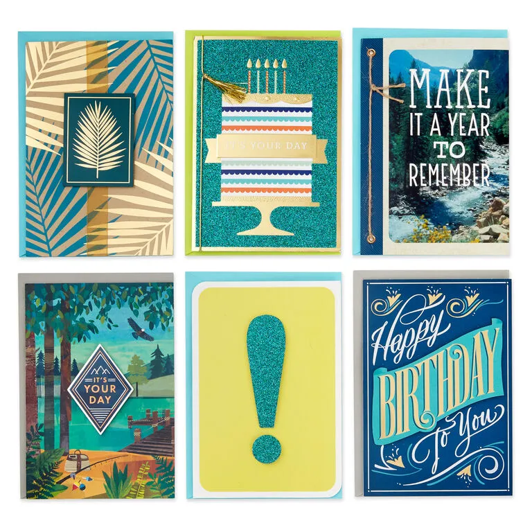 Hallmark Premium Assorted Handmade All-Occasion Cards In Leaf Print Organizer, Box Of 24 5 Hallmark Premium Assorted Handmade All-Occasion Cards In Leaf Print Organizer, Box Of 24 - Image 3