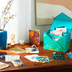 Hallmark Assorted Mahogany All-Occasion Greeting Cards In Green Watercolor Organizer, Box Of 24 13 Hallmark Assorted Mahogany All-Occasion Greeting Cards In Green Watercolor Organizer, Box Of 24 -Hallmark shop Bulk Pack Assorted Mahogany Cards in Storage Box 5EBN1044 06