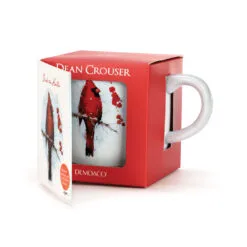 Cardinal And Holly Mug And Matching Card -Hallmark shop Cardinal Mug on Holly Branch With Card 2020220253 03