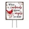 My Word! Cardinal Plant Poke Accent Sign -Hallmark shop Cardinal Plant Accent Sign 77801 01