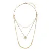 Demdaco Champagne Your Journey Layered Love Necklace, 24" 1 Demdaco Champagne Your Journey Layered Love Necklace, 24" -Hallmark shop Champagne Bead Layered Necklace 1004670136 01