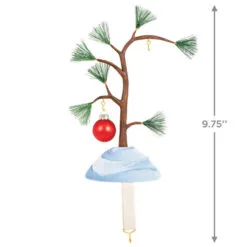 Hallmark The Peanuts® Gang A Charlie Brown Christmas Ornament And Stocking Hanger -Hallmark shop Charlie Brown Tree Keepsake OrnamentStocking Hanger 1QSB6299 03
