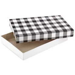Hallmark Checks And Plaids 12-Pack Designed Shirt Boxes -Hallmark shop Checks and Plaids 12Pack Designed Shirt Boxes 5XBC1124 04