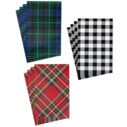 Hallmark Checks And Plaids 12-Pack Designed Shirt Boxes -Hallmark shop Checks and Plaids 12Pack Designed Shirt Boxes 5XBC1124 05