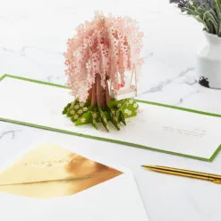 Hallmark One And Only Love Cherry Blossoms 3D Pop-Up Valentine's Day Card -Hallmark shop Cherry Blossoms 3D PopUp Valentines Day Card 1299IAV5022 05