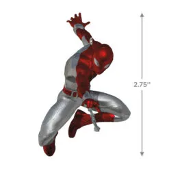 Hallmark Disney 100 Years Of Wonder Star Wars™ And Marvel Heroes Ornaments, Set Of 4 -Hallmark shop Chewie Grogu Black Panther Spiderman Keepsake Ornaments 5499QXI7447 11