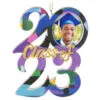 Hallmark Congrats, Grad! 2023 Ceramic Photo Frame Ornament -Hallmark shop Class of 2023 Picture Frame Keepsake Ornament 1999QHX3089 01