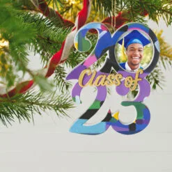 Hallmark Congrats, Grad! 2023 Ceramic Photo Frame Ornament -Hallmark shop Class of 2023 Picture Frame Keepsake Ornament 1999QHX3089 02