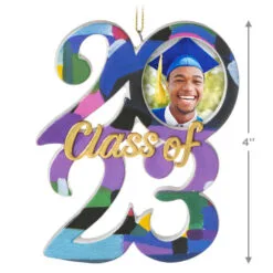 Hallmark Congrats, Grad! 2023 Ceramic Photo Frame Ornament -Hallmark shop Class of 2023 Picture Frame Keepsake Ornament 1999QHX3089 03
