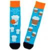 Hallmark Coffee Cups Playing Basketball Funny Crew Socks -Hallmark shop Coffee Cups Playing Basketball Funny Novelty Crew Socks 1SOX2086 01