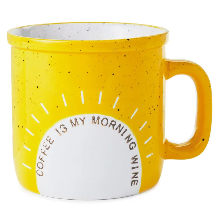 Hallmark Coffee Is My Morning Wine Mug, 15 Oz. 3 Hallmark Coffee Is My Morning Wine Mug, 15 Oz.
