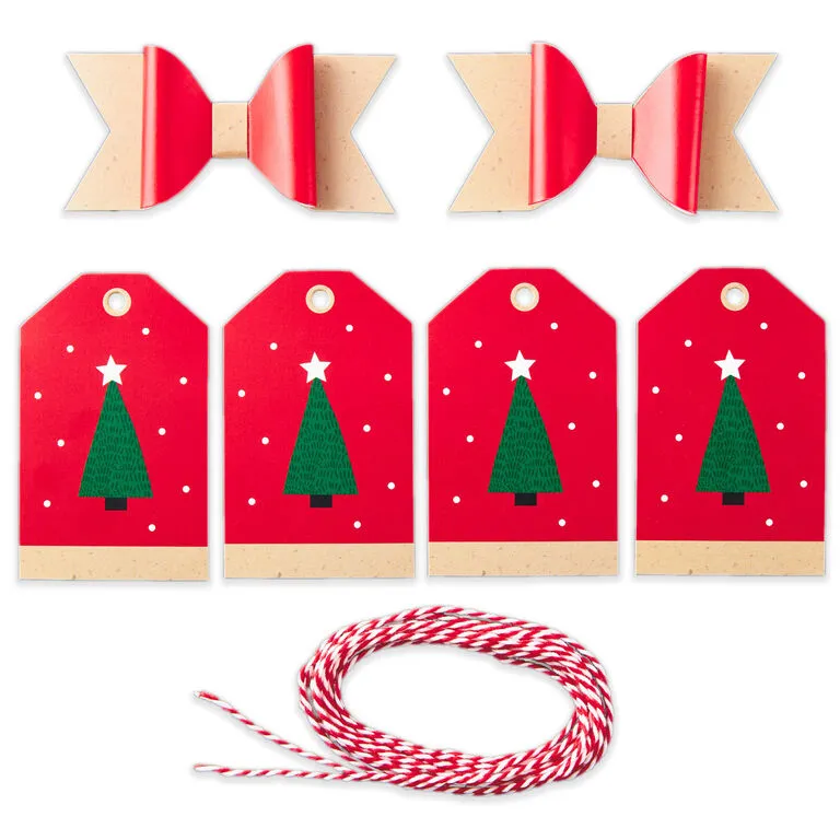 Hallmark Colorful Kraft Christmas Gift Bow And Gift Tag Kit 8 Hallmark Colorful Kraft Christmas Gift Bow And Gift Tag Kit - Image 6