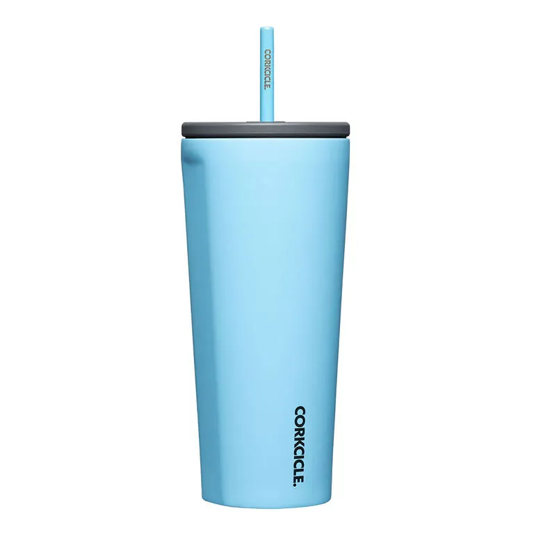 Corkcicle Santorini Aqua Stainless Steel Tumbler, 24oz. 4 Corkcicle Santorini Aqua Stainless Steel Tumbler, 24oz. - Image 2