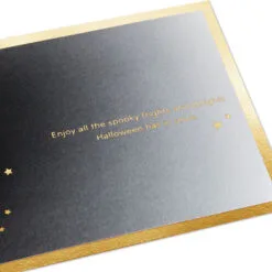 Hallmark Crescent Moon 3-D Pop-Up Halloween Card -Hallmark shop Crescent Moon and Bats 3D PopUp Halloween Card 1299IEH3001 03