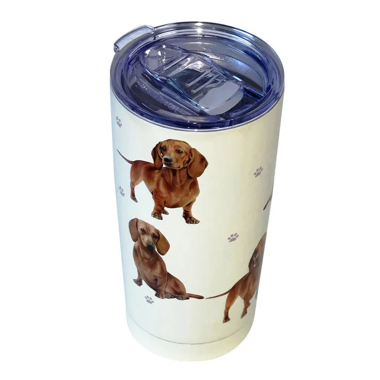E&S Pets Dachshund Stainless Steel Tumbler, 20 Oz. 4 E&S Pets Dachshund Stainless Steel Tumbler, 20 Oz. - Image 2