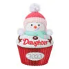 Hallmark Daughter Cupcake 2023 Ornament -Hallmark shop Daughter Snowman Cupcake 2023 Keepsake Ornament 1399QGO2539 01