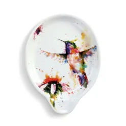 Demdaco Hummingbird Oval Spoon Rest