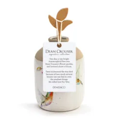 Demdaco Hummingbirds In Flight Ceramic Vase -Hallmark shop Dean Crouser Hummingbirds in Flight Ceramic Vase 1004610165 03