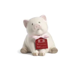 Demdaco Cream Piggy Bank, 6" 7 Demdaco Cream Piggy Bank, 6" -Hallmark shop Demdaco Cream Piggy Bank for Baby 5004820073 03