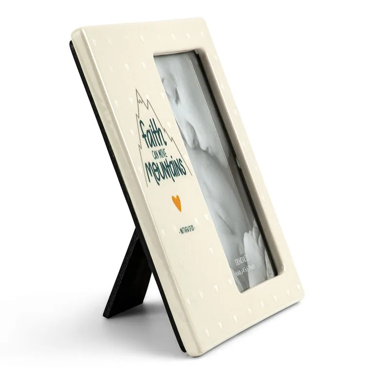 Demdaco Faith Can Move Mountains Picture Frame, 4x6 4 Demdaco Faith Can Move Mountains Picture Frame, 4x6 - Image 2