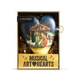 Demdaco O Holy Night Musical Art Heart With Stand -Hallmark shop Demdaco O Holy Night Musical Art Heart Ornament 2020230604 03