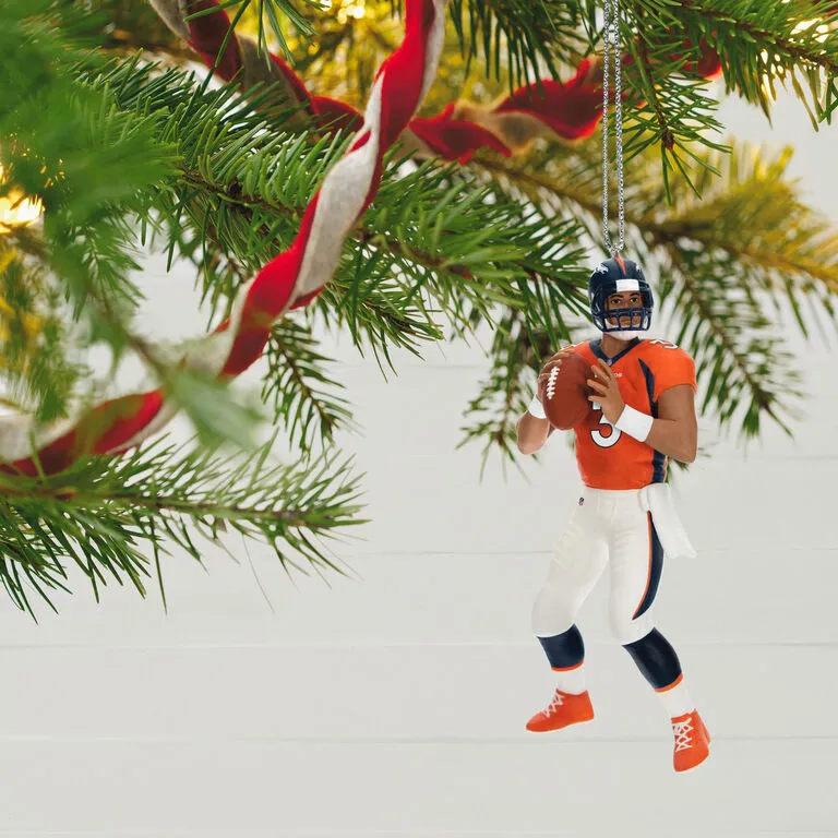 Hallmark NFL Denver Broncos Russell Wilson Ornament 4 Hallmark NFL Denver Broncos Russell Wilson Ornament - Image 2
