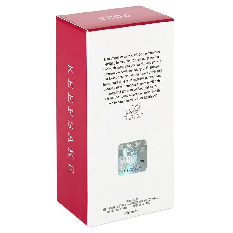 Hallmark NFL Denver Broncos Russell Wilson Ornament 7 Hallmark NFL Denver Broncos Russell Wilson Ornament - Image 5