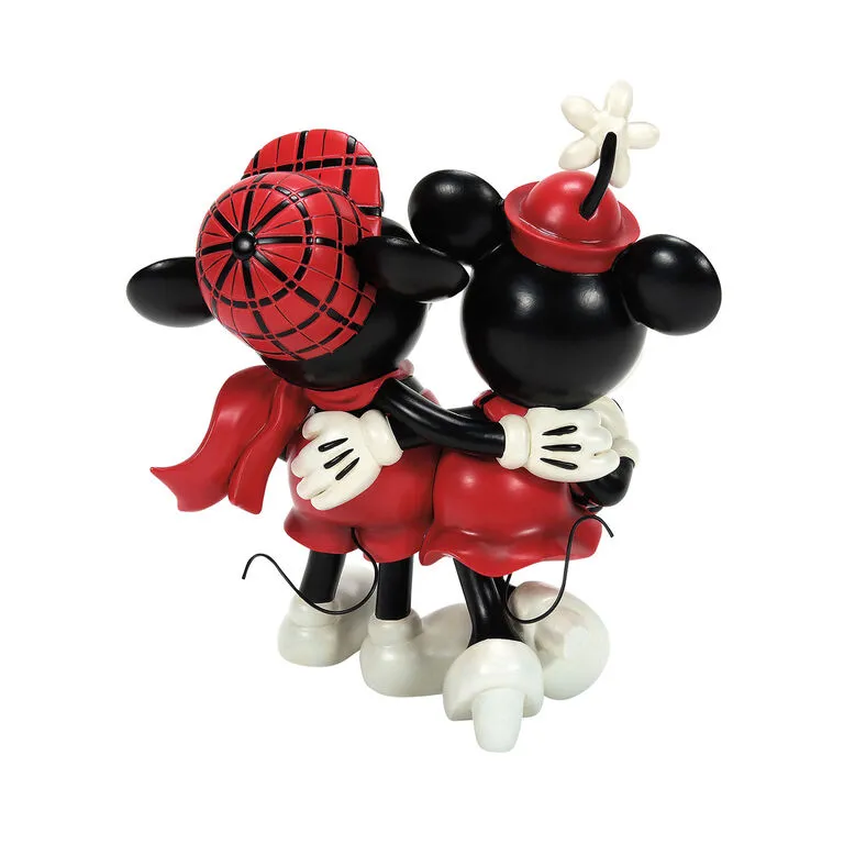 Enesco Disney Christmas Mickey And Minnie 2023 Figurine, 4" 4 Enesco Disney Christmas Mickey And Minnie 2023 Figurine, 4" - Image 2