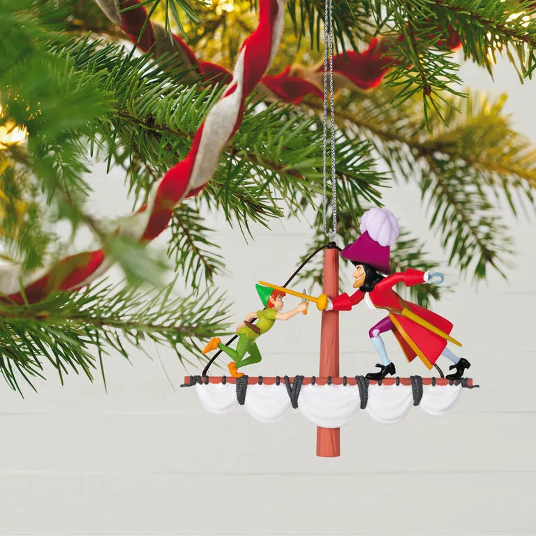 Hallmark Disney Peter Pan 70th Anniversary Swashbuckling Showdown Ornament 4 Hallmark Disney Peter Pan 70th Anniversary Swashbuckling Showdown Ornament - Image 2