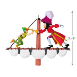 Hallmark Disney Peter Pan 70th Anniversary Swashbuckling Showdown Ornament 10 Hallmark Disney Peter Pan 70th Anniversary Swashbuckling Showdown Ornament -Hallmark shop Disney Peter Pan and Hook Keepsake Ornament 2499QXD6617 03