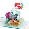 Hallmark Disney The Little Mermaid Wishing You Happiness 3D Pop-Up Card -Hallmark shop Disney The Little Mermaid Ariel 3D PopUp Card for Her 1499LAD2902 01