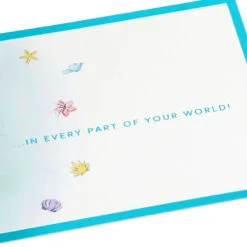 Hallmark Disney The Little Mermaid Wishing You Happiness 3D Pop-Up Card -Hallmark shop Disney The Little Mermaid Ariel 3D PopUp Card for Her 1499LAD2902 03
