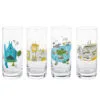 Hallmark Walt Disney World 50th Anniversary Park Attractions Glasses, Set Of 4
