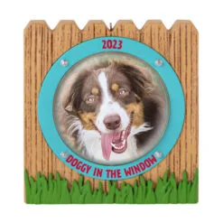 Hallmark Doggy In The Window 2023 Photo Frame Ornament