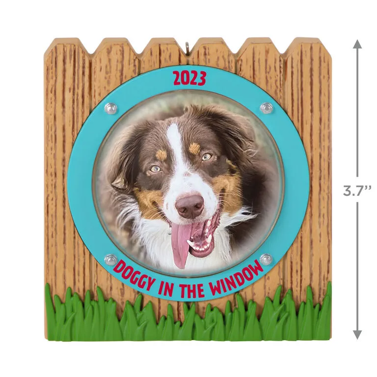 Hallmark Doggy In The Window 2023 Photo Frame Ornament 5 Hallmark Doggy In The Window 2023 Photo Frame Ornament - Image 3