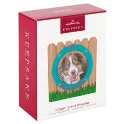 Hallmark Doggy In The Window 2023 Photo Frame Ornament 11 Hallmark Doggy In The Window 2023 Photo Frame Ornament -Hallmark shop Doggy in Window Fence Picture Frame Keepsake Ornament 1599QGO2599 04
