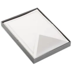 Hallmark Double Silver Border Stationery Set, Box Of 20