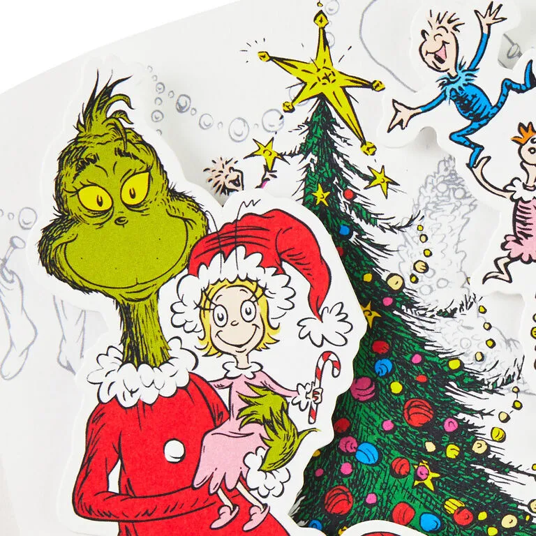 Hallmark Dr. Seuss™ How The Grinch Stole Christmas! 3D Pop-Up Boxed Christmas Cards, Pack Of 8 5 Hallmark Dr. Seuss™ How The Grinch Stole Christmas! 3D Pop-Up Boxed Christmas Cards, Pack Of 8 - Image 3