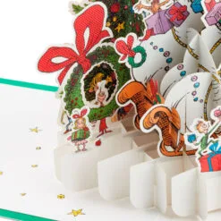 Hallmark Dr. Seuss™ How The Grinch Stole Christmas!™ Wreath 3D Pop-Up Christmas Card -Hallmark shop Dr. Seuss Grinch 3D PopUp Christmas Card 1499IXC7132 03