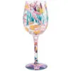 Lolita Dragonfly Magic Handpainted Wine Glass, 15 Oz. 2 Lolita Dragonfly Magic Handpainted Wine Glass, 15 Oz. -Hallmark shop Dragonflies and Cattails Handpainted Wine Glass 6009218 01