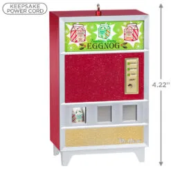 Hallmark Nellco Eggnog Machine Musical Ornament With Light 10 Hallmark Nellco Eggnog Machine Musical Ornament With Light -Hallmark shop Eggnog Vending Machine Keepsake Ornament 2599QGO2649 03