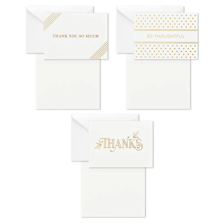 Hallmark Elegant Dimensions Boxed Blank Thank-You Notes Assortment, Pack Of 120 5 Hallmark Elegant Dimensions Boxed Blank Thank-You Notes Assortment, Pack Of 120 - Image 3