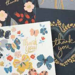 Hallmark Elegant Florals Boxed Blank Thank-You Notes Assortment, Pack Of 48 10 Hallmark Elegant Florals Boxed Blank Thank-You Notes Assortment, Pack Of 48 -Hallmark shop Elegant Florals Assorted Boxed ThankYou Cards 5STZ1169 03