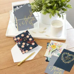 Hallmark Elegant Florals Boxed Blank Thank-You Notes Assortment, Pack Of 48 13 Hallmark Elegant Florals Boxed Blank Thank-You Notes Assortment, Pack Of 48 -Hallmark shop Elegant Florals Assorted Boxed ThankYou Cards 5STZ1169 06