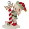 Precious Moments Greetings From The North Pole Elf Figurine, 5.2" -Hallmark shop Elf Painting North Pole Precious Moments Figurine 231013 01