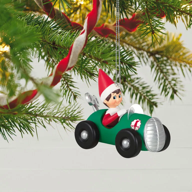 Hallmark The Elf On The Shelf® Race To The Finish Scout Elf™ Ornament 4 Hallmark The Elf On The Shelf® Race To The Finish Scout Elf™ Ornament - Image 2