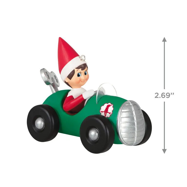 Hallmark The Elf On The Shelf® Race To The Finish Scout Elf™ Ornament 5 Hallmark The Elf On The Shelf® Race To The Finish Scout Elf™ Ornament - Image 3